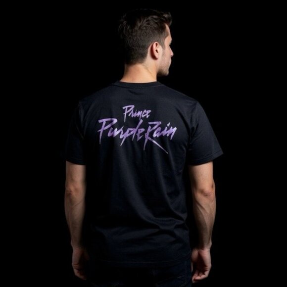Vintage Purple Rain Prince Band T-Shirt - The Roxx - Picture 2 of 12